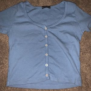 🐟blue brandy melville zelly top🐟